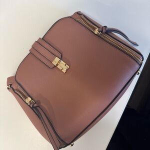 Elegant Pink Crossbody Bag